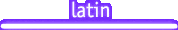 latin