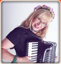 Photo of Big Lou, accordion princess